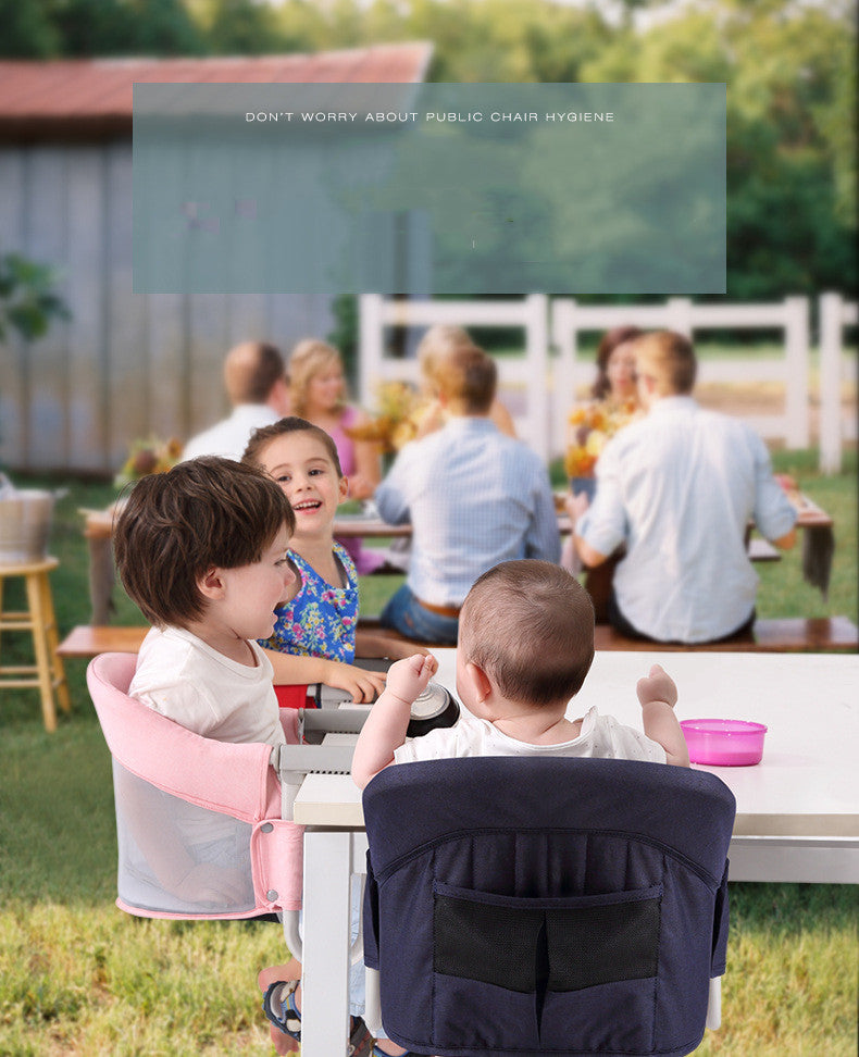 Fern & Feather Portable Baby Dining Chair – Compact, Secure, and Perfect for Mealtime Anywhere