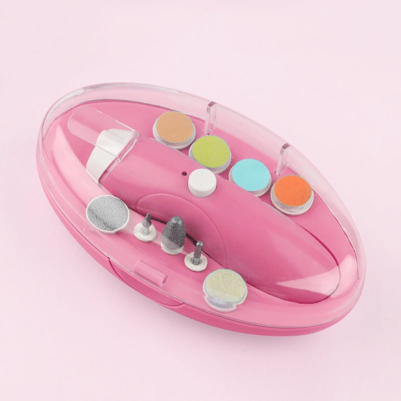 Fern & Feather™ Electric Baby Nail Trimmer – Safe, Gentle, and Effortless Nail Care for Little Hands