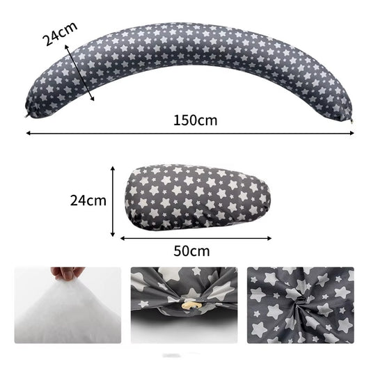 Fern & Feather™ Nursing Pillow – Comfort, Support & Bonding in One
