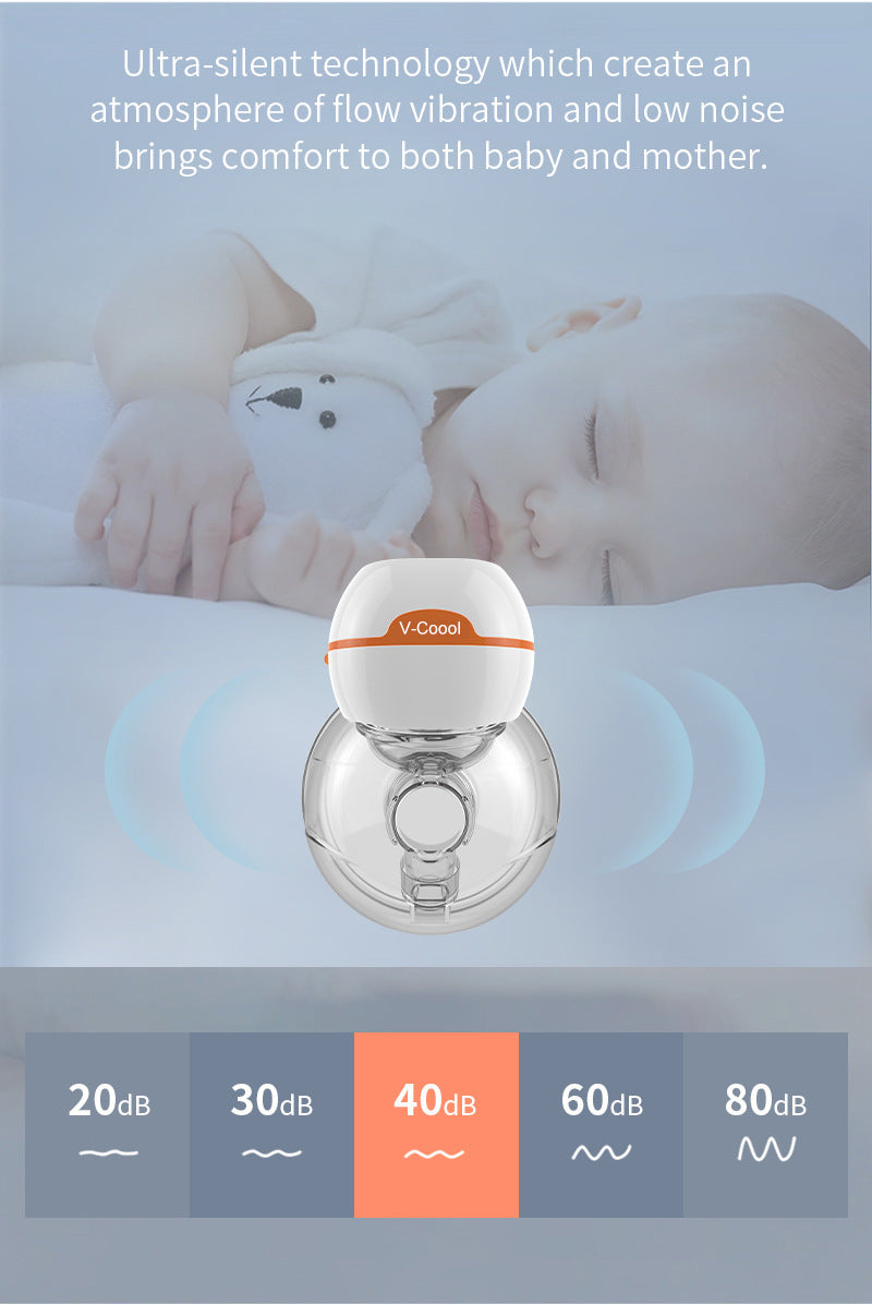 Fern & Feather™ Wearable Solo Electric Breast Pump – Silent, Discreet, and Effortlessly Comfortable