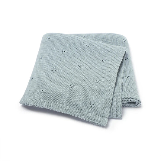 Fern & Feather™ CozyShell – Knitted Cotton Blanket
