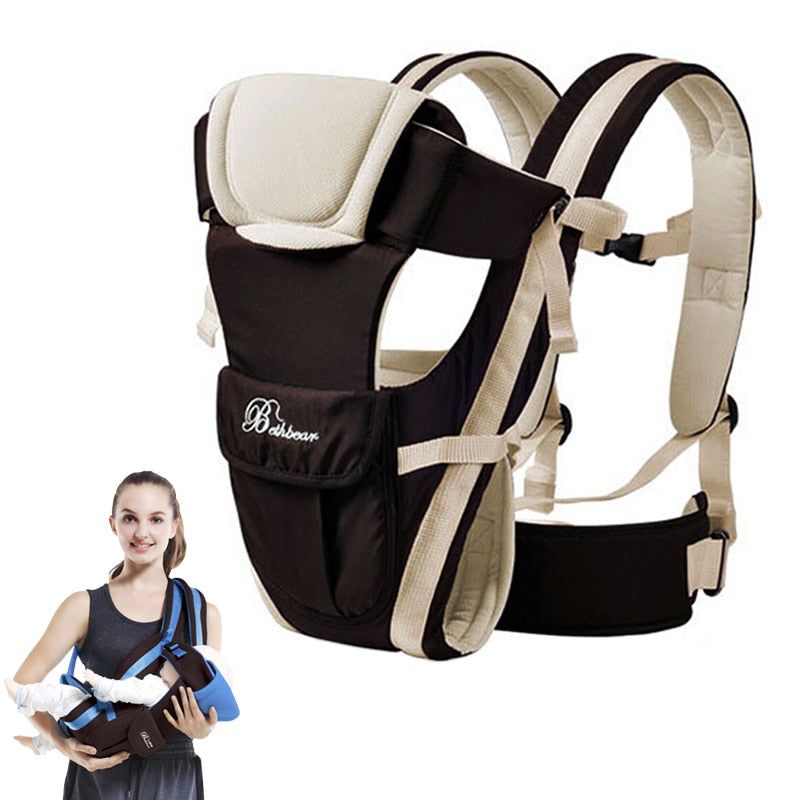 Fern & Feather™ Beth Bear 4-in-1 Baby Carrier – Comfort, Safety, and Connection for Every Adventure