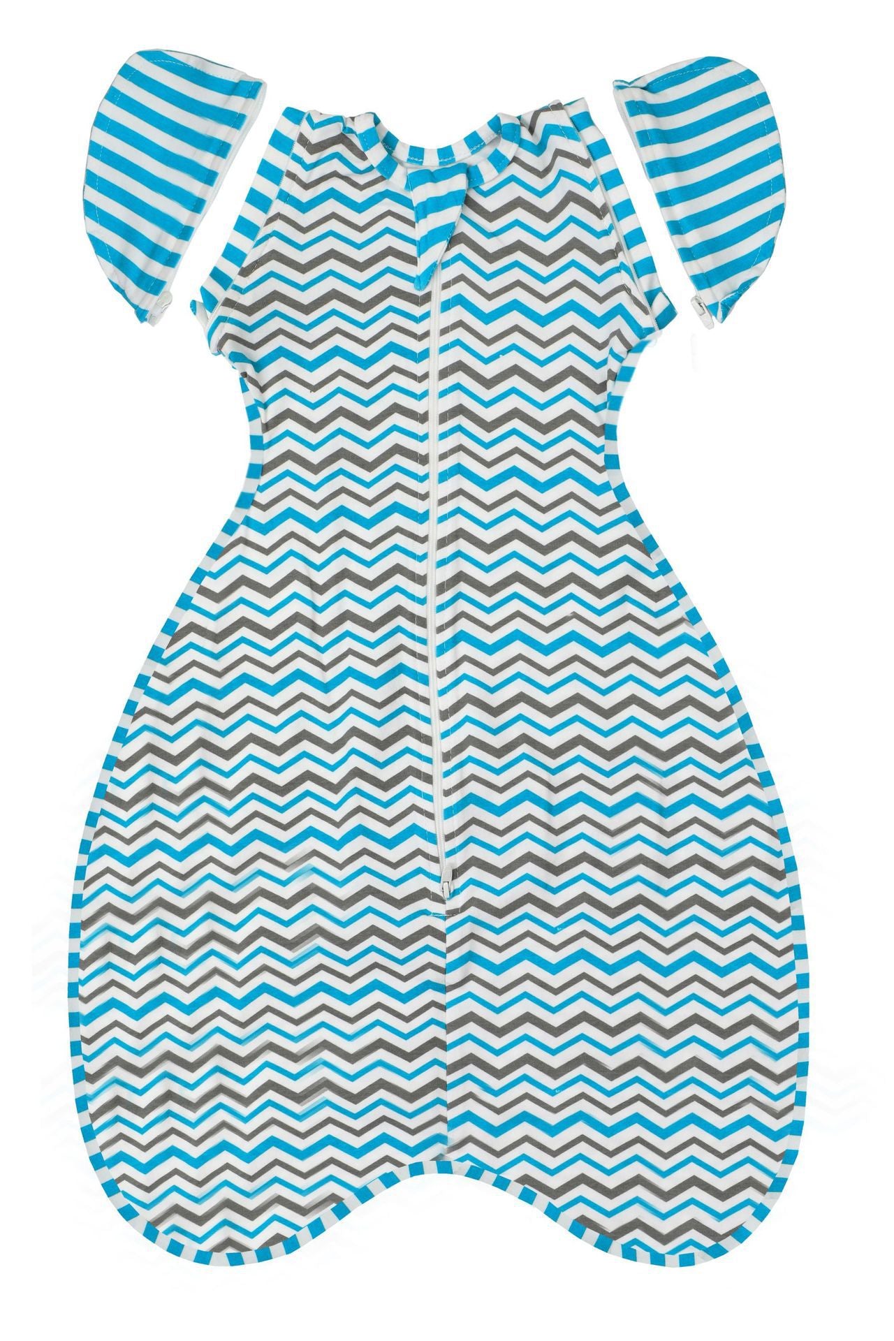 Fern & Feather™ Anti-Startle Baby Sleeping Bag – 100% Cotton Swaddle Blanket & Infant Sleep Sack with Detachable Sleeves