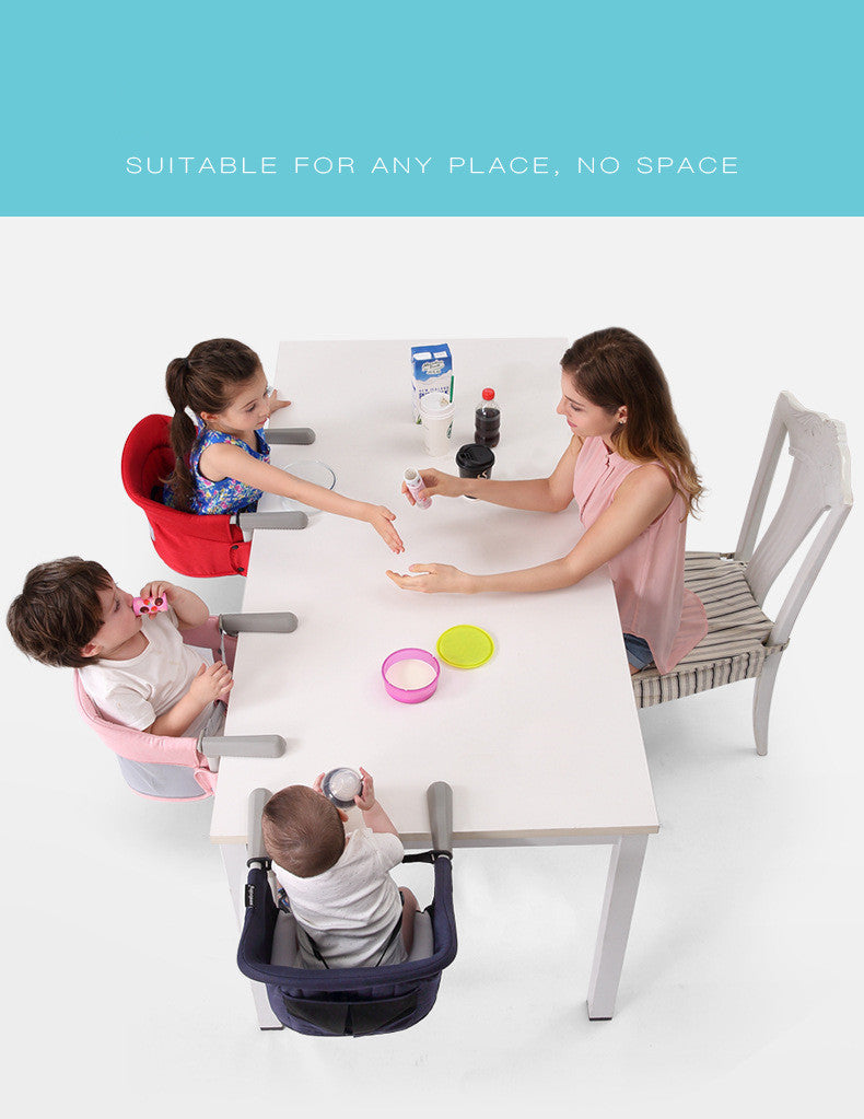 Fern & Feather Portable Baby Dining Chair – Compact, Secure, and Perfect for Mealtime Anywhere