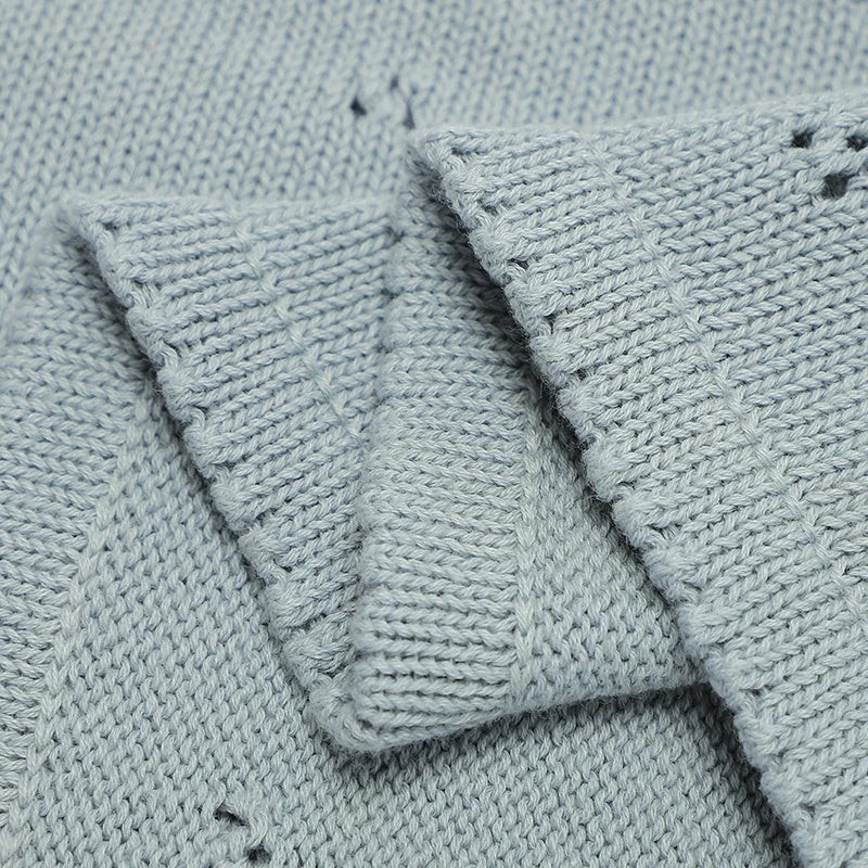 Fern & Feather™ CozyShell – Knitted Cotton Blanket