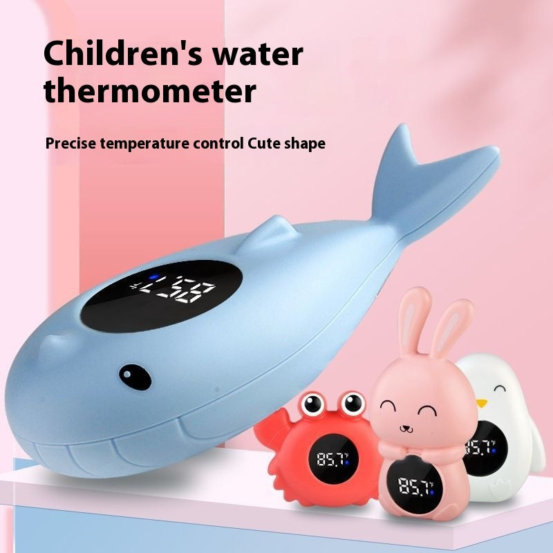 Fern & Feather™ Baby Bath Thermometer – Adorable Floating Water Thermometer for Safe Bath Time (Fish, Bunny & Penguin)