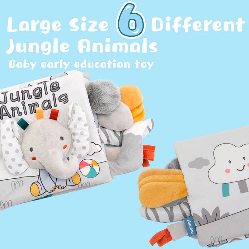 Fern & Feather™ Baby’s First Soft Book – 3D Touch & Feel Adventure