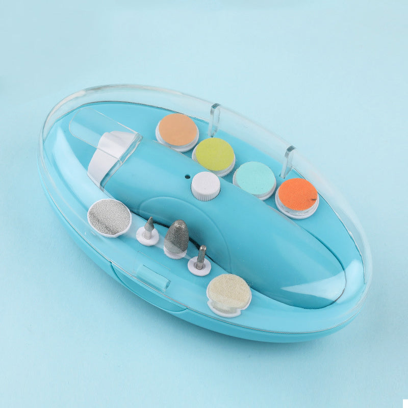 Fern & Feather™ Electric Baby Nail Trimmer – Safe, Gentle, and Effortless Nail Care for Little Hands