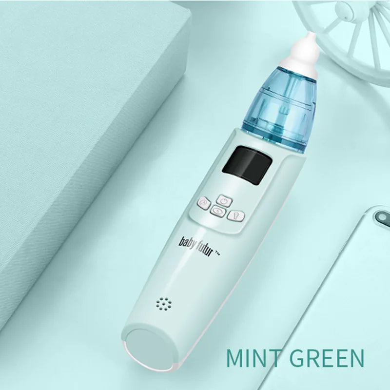 Fern & Feather™ Babyfutur Electric Nasal Aspirator – Gentle, Safe, and Hygienic Relief for Little Noses